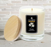 Vanilla Scented Candle in Glass Jar